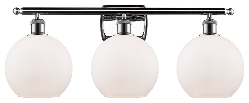 Innovations Lighting 516-3W-PC-G121-8 Athens 3 Light 26" Bath Vanity Light