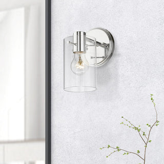 Munich 1 Light Polished Chrome Single Sconce