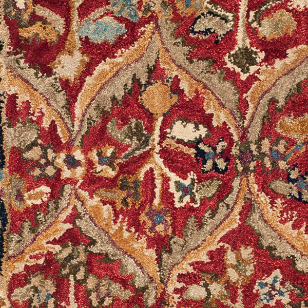 Safavieh Anatolia an610a Rug, Red/Navy, 6'0"x9'0"