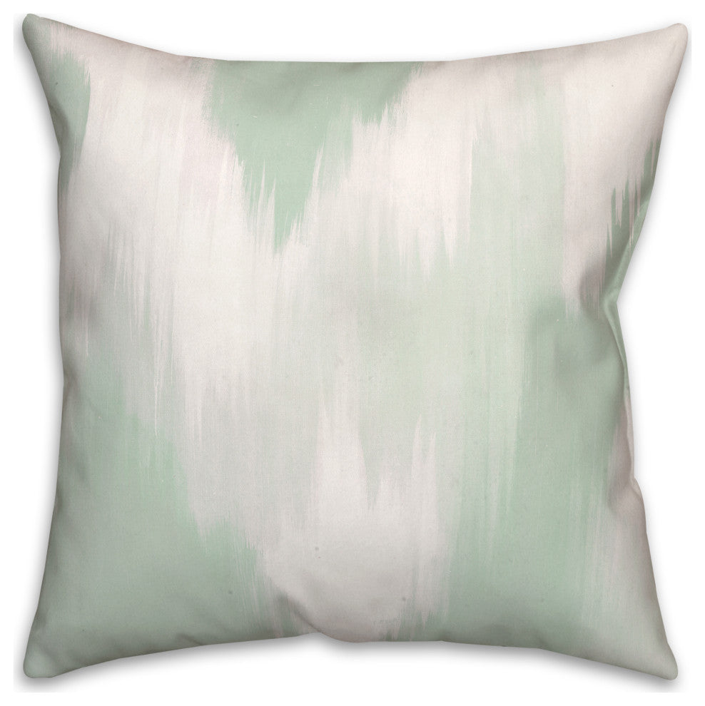 Green Splotches 20x20 Spun Poly Pillow