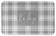 Relax Simple Plaid  34x21 Bath Mat