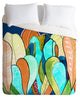Deny Designs Cayenablanca Caribbean Seaweeds Duvet Cover-Lightweight
