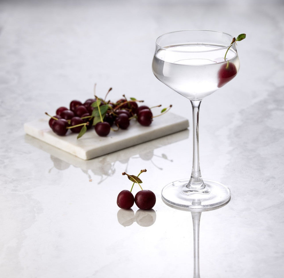 Bloom Coupe Crystal Glasses 9.2 oz, Set of 2