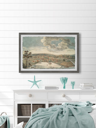 "Baltimore Maryland" Framed Painting Print, 24x16