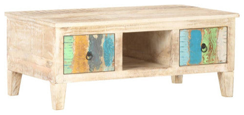 vidaXL Coffee Table End Table Living Room Side Sofa Table Solid Wood Acacia