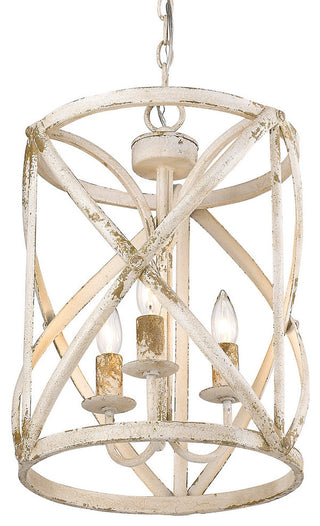Alcott 3-Light Pendant, Antique Ivory