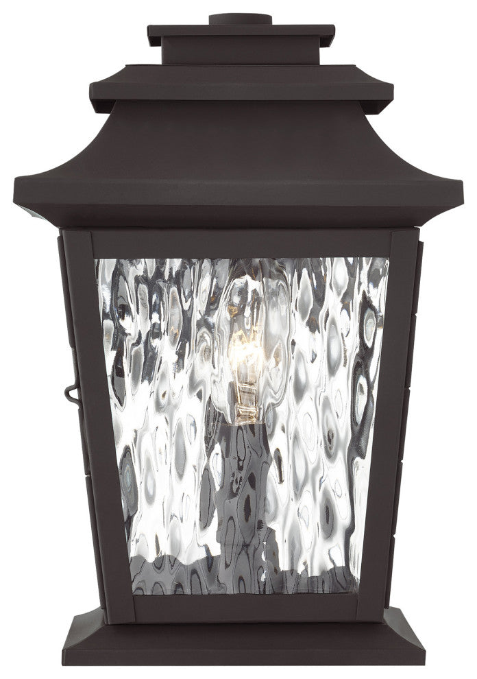 Livex 20255-07 1-Light Bronze Outdoor Wall Lantern, Bronze