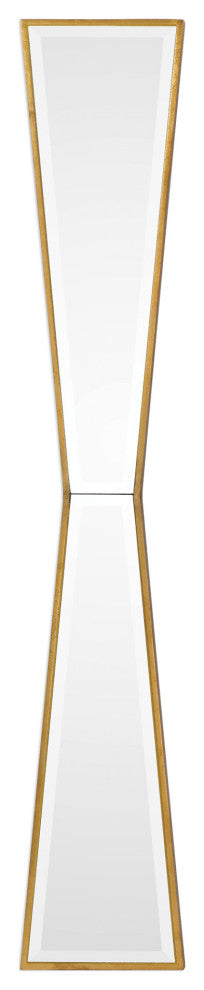 Uttermost 09381 Corbata 10" W x 60" H Specialty Framed Bathroom - Antiqued Gold