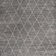 5' X 8' Grey Geometric Diamond Indoor Area Rug