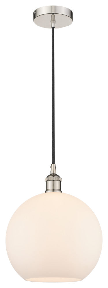 Innovations 616-1P-PN-G121-10-LED 1-Light Mini Pendant, Polished Nickel
