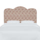 California King Headboard, Japanais Dusty Pink