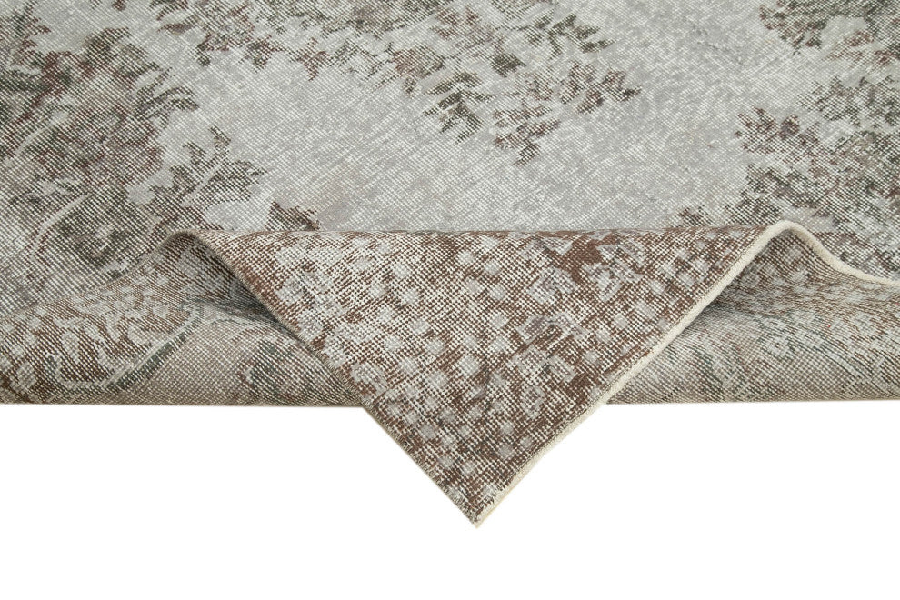 Rug N Carpet - Handmade Oriental 5' 6" x 9' 5" Decorative Overdyed Area Rug
