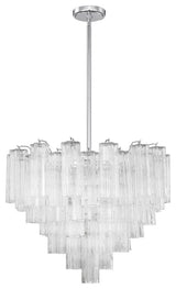 Addis 12 Light Chandelier, Polished Chrome