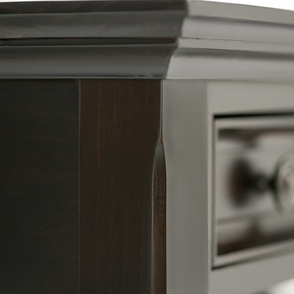 Amherst Solid Wood Desk, Hickory Brown