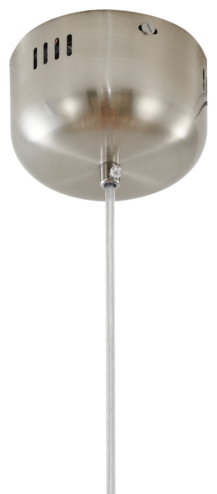 Star Light LED Light Fixture, Satin Nickel