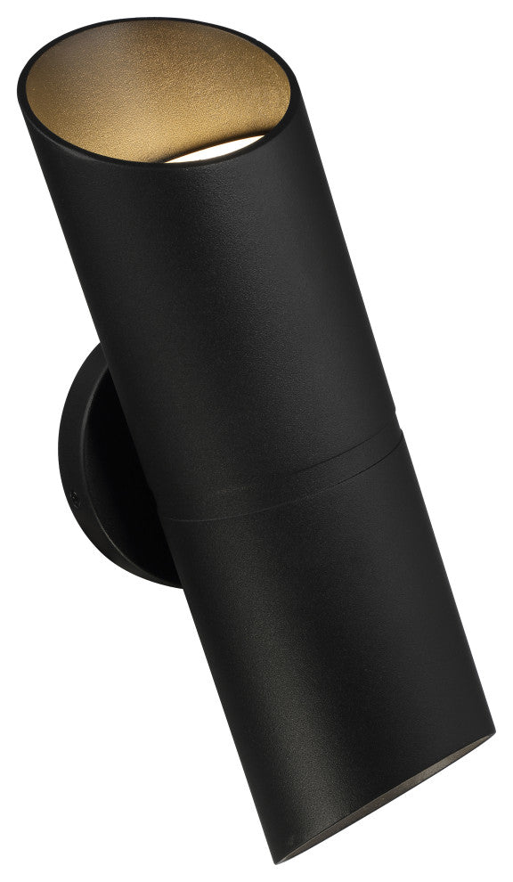 Access Marino 2-Light Bi-Directional Outdoor LED Wall Mount Black