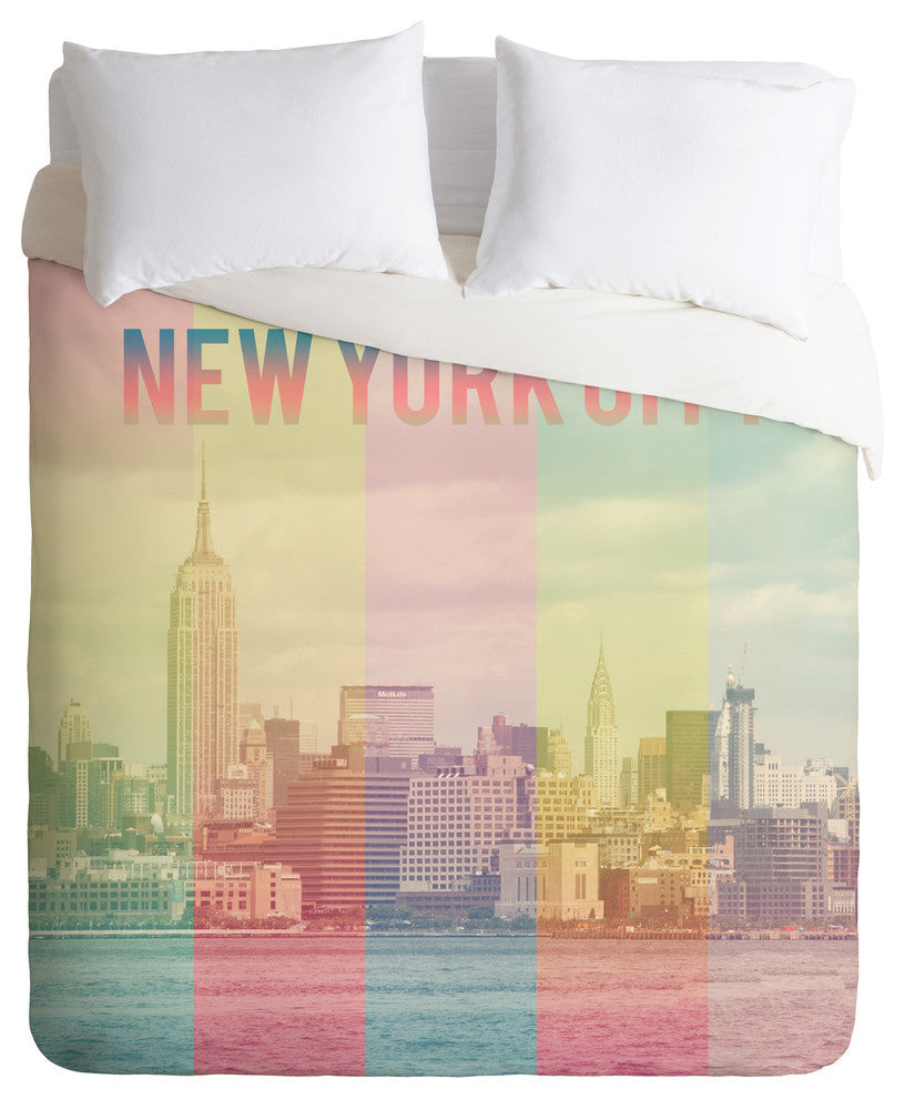 Deny Designs Catherine McDonald New York City Duvet Cover - Lightweight