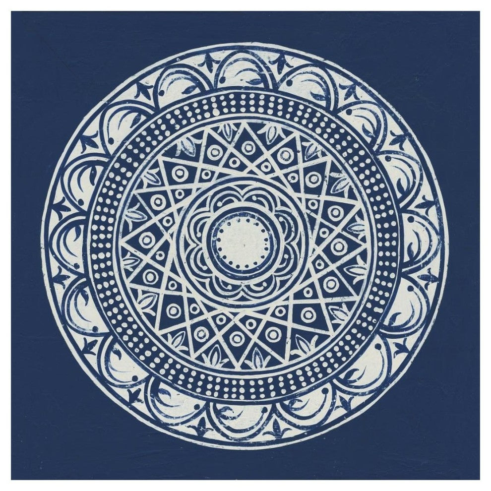 "Seville III Dark Blue FB" Digital Paper Print by Kathrine Lovell, 20"x20"