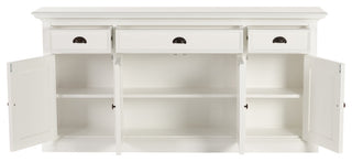 Classic White Halifax Buffet Console Table
