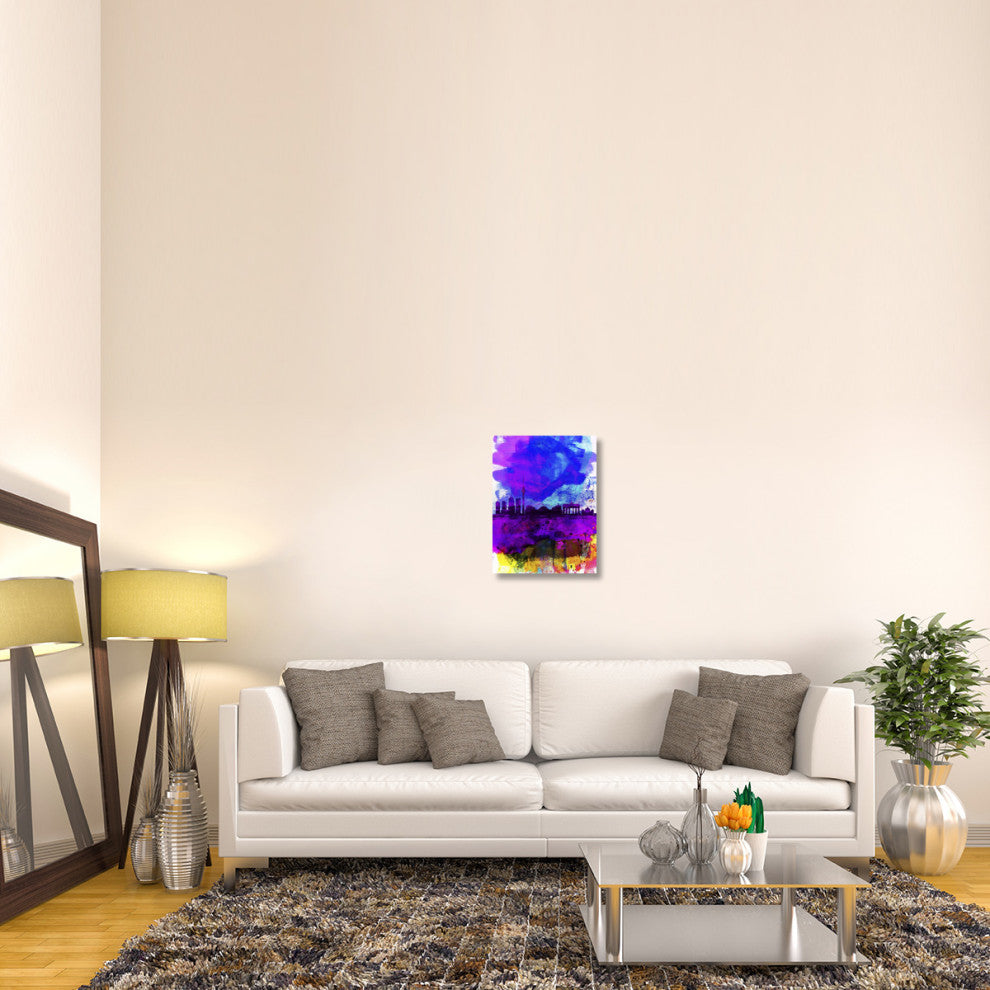 "Berlin Watercolor Skyline" Fine Art Print