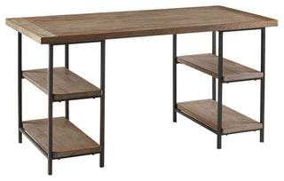 Cirque Rustic Farmhouse Dining Table, Grey, Desk
