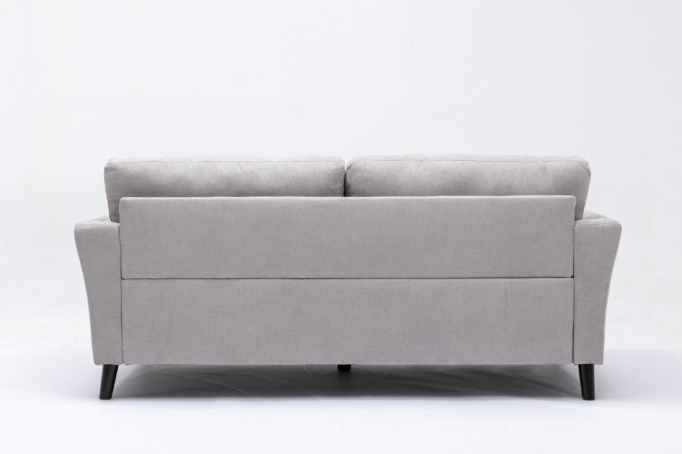 Damian Woven Sofa, Light Gray