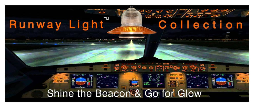Runway Light Pendant LED With Trafficlight Lens 8", 120V/6W/580 Lumen, Blue