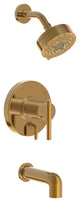 Parma Tub & Shower Trim Kit w/ Diverter on Valve 1.75gpm, Brushed Bronze
