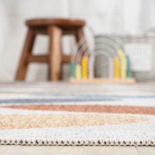 Dila Modern Hearts Machine-Washable Area Rug, 2 X 8