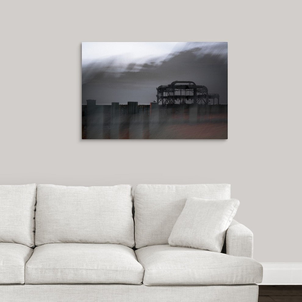 "Solitaire" Wrapped Canvas Art Print, 36"x24"x1.5"
