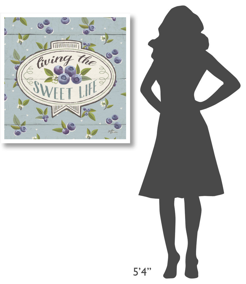 "Sweet Life VIII" Digital Paper Print by Janelle Penner, 32"x32"