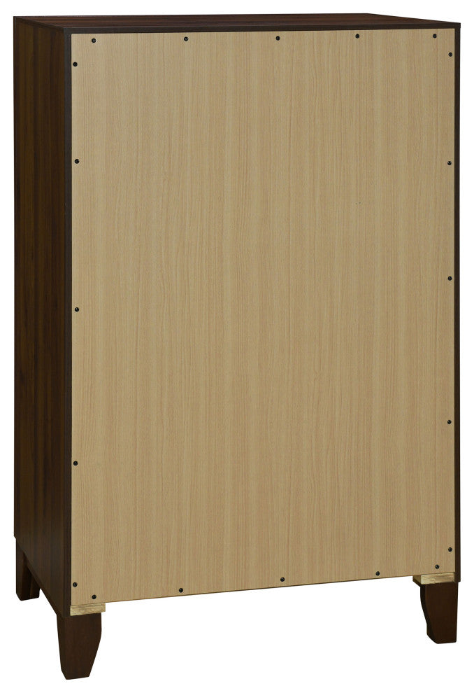 Welsley 4-drawer Chest of Drawers Walnut