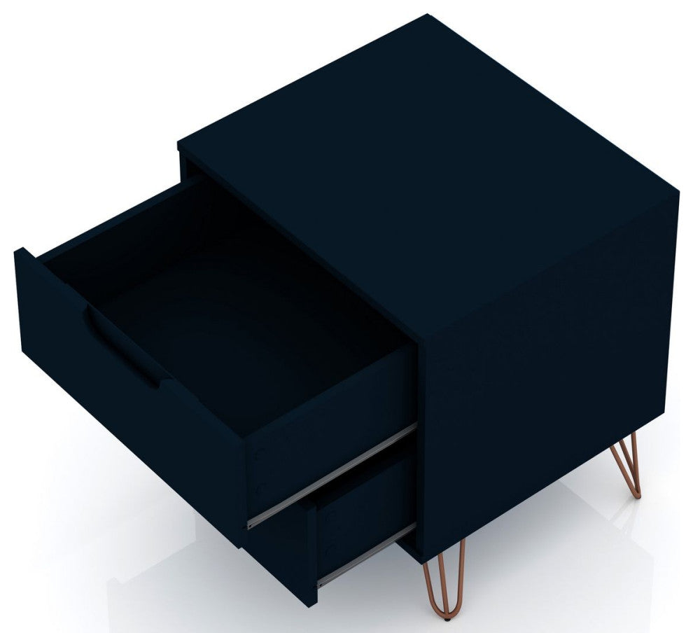 Rockefeller 2.0 Nightstand, Tatiana Midnight Blue