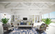 Sonesta 2037 Ivory and Blue Coral Rug, 20"x30"