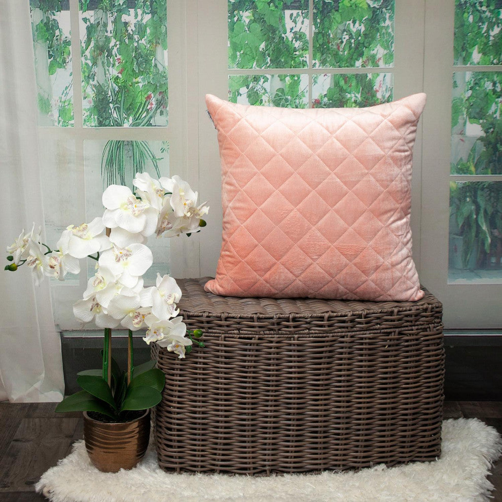 Parkland Collection Milo Pink Throw Pillow, Square