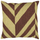 Slanted Stripe Pillow with Down Insert, 18"x18"x4"