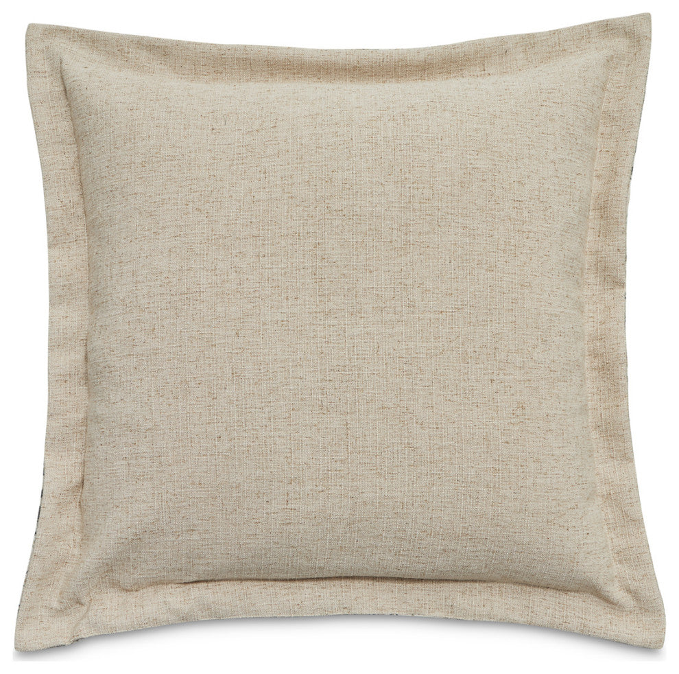 Moonbeam Powell 21" Square Pillow, Set of 2, Natural