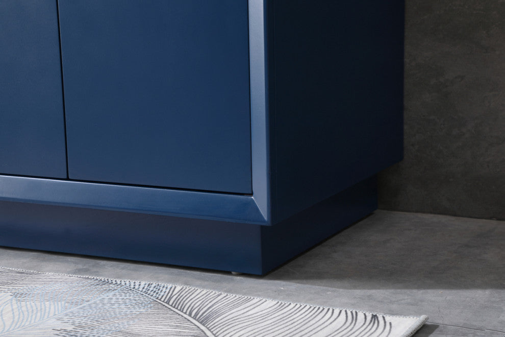 30" SIngle Bathroom Vanity, Blue