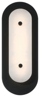 Tramore, Outdoor, 16", Powder Coat Black, Alabaster
