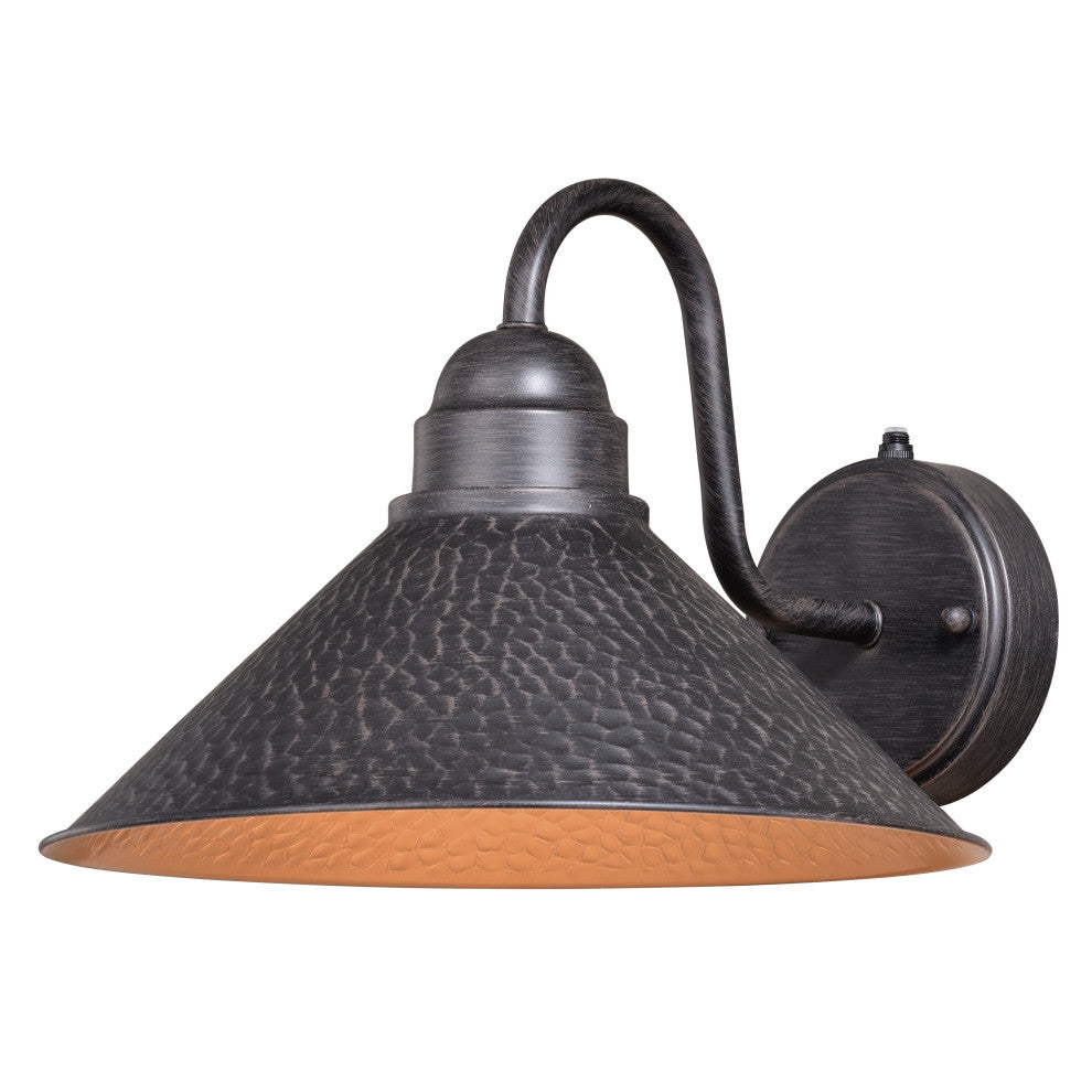 Outland 12" Outdoor Wall Light Aged Iron and Light Gold