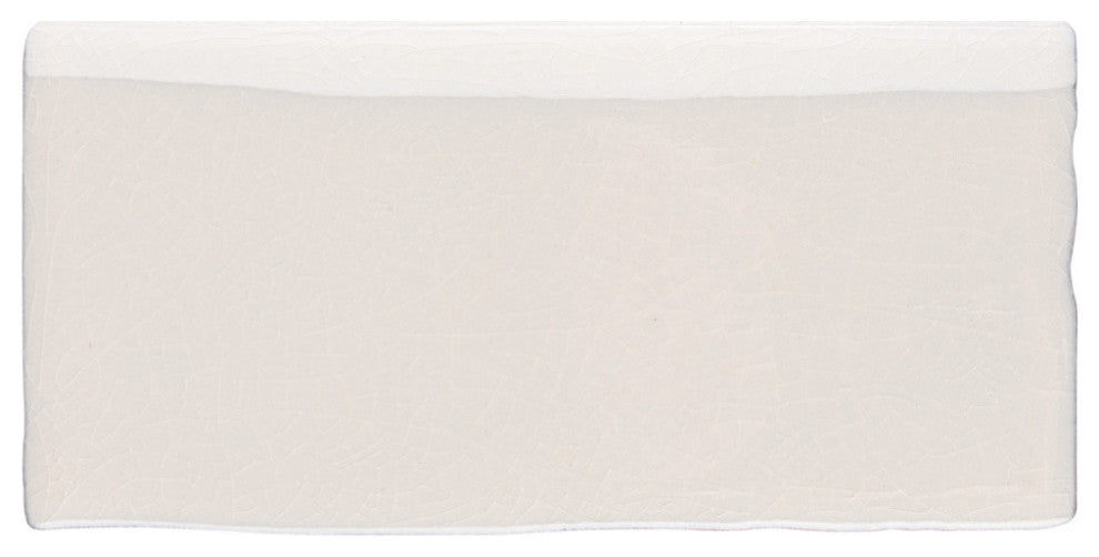 Antic Craquelle Bullnose White Ceramic Wall Trim