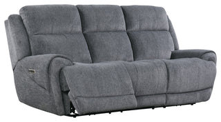 Spartacus Oyster Power Reclining Sofa and Loveseat