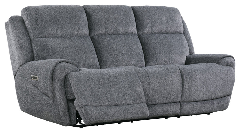Spartacus Oyster Power Reclining Sofa and Loveseat