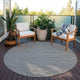 Indoor/Outdoor Laidley LA1 Grey Machine Washable 10' x 10' Rug