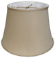 20" Greige Sloped Euro Bell Pongee Shantung Lampshade
