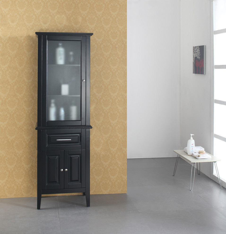 Walton 24" Linen Cabinet, Espresso