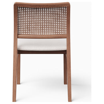 Larissa Side Chair, Set of 2, Nogal