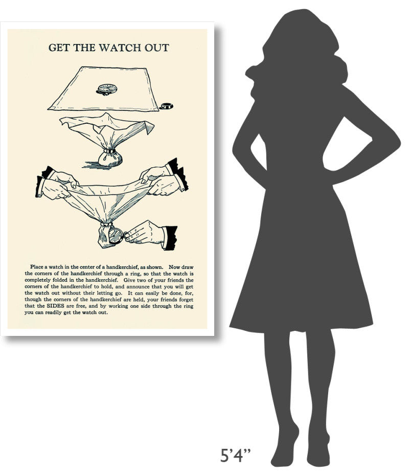 "Get the Watch Out" Digital Paper Print by Retromagic, 31"x46"
