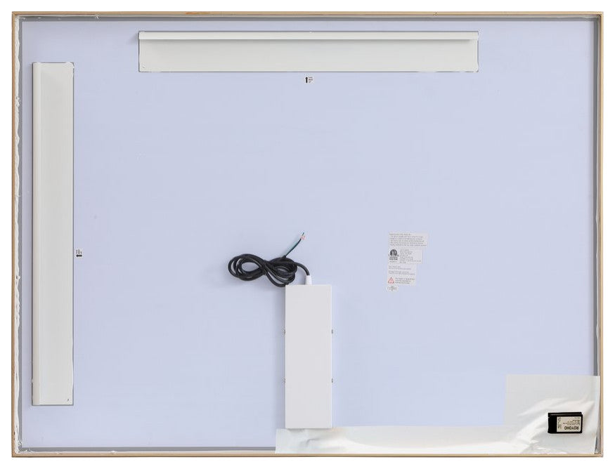 Modern Brass Led Mirror