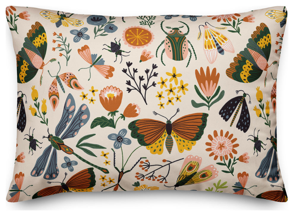 Bug Collection 14x20 Spun Poly Pillow